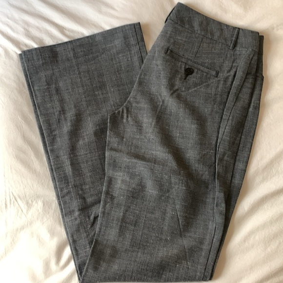 Express Women’s Charcoal Linen-Blend Pants - Picture 4 of 4